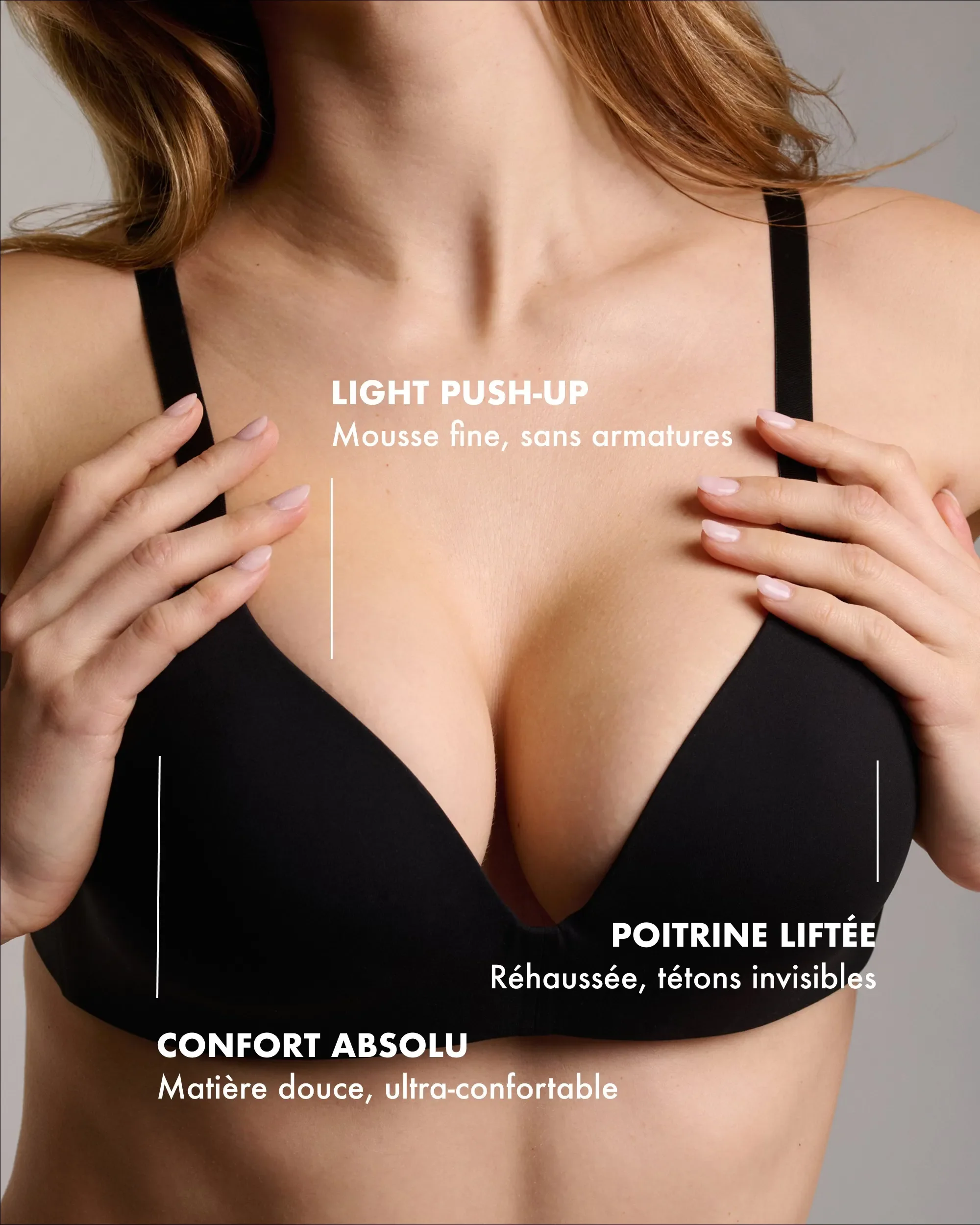 Brassière Hot Décolleté Push-up Édition 2025 - Dark - Image 2