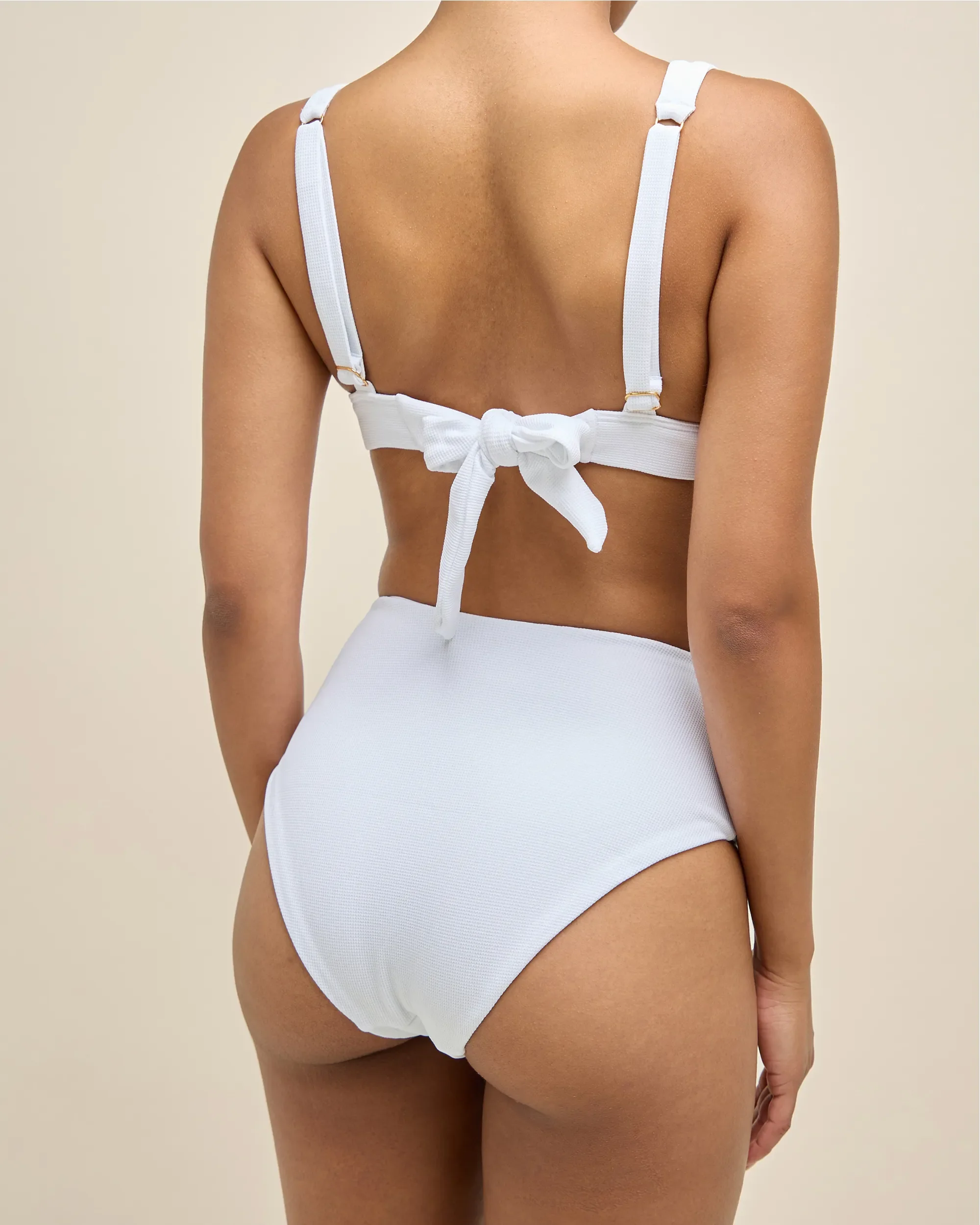 Foulard Hot Décolleté - Uni White - Image 3