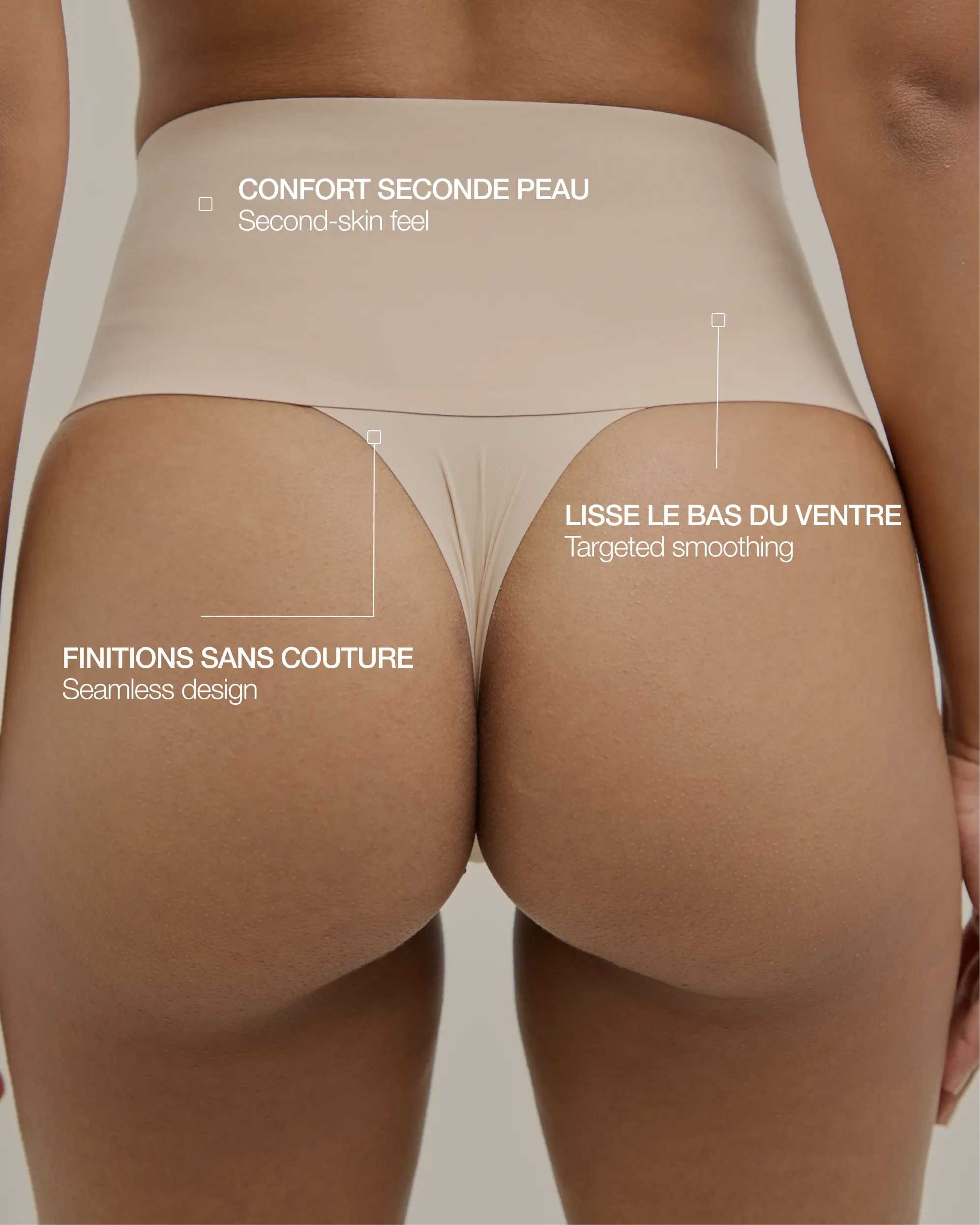 Tanga Sculptant - Light Beige - Image 2