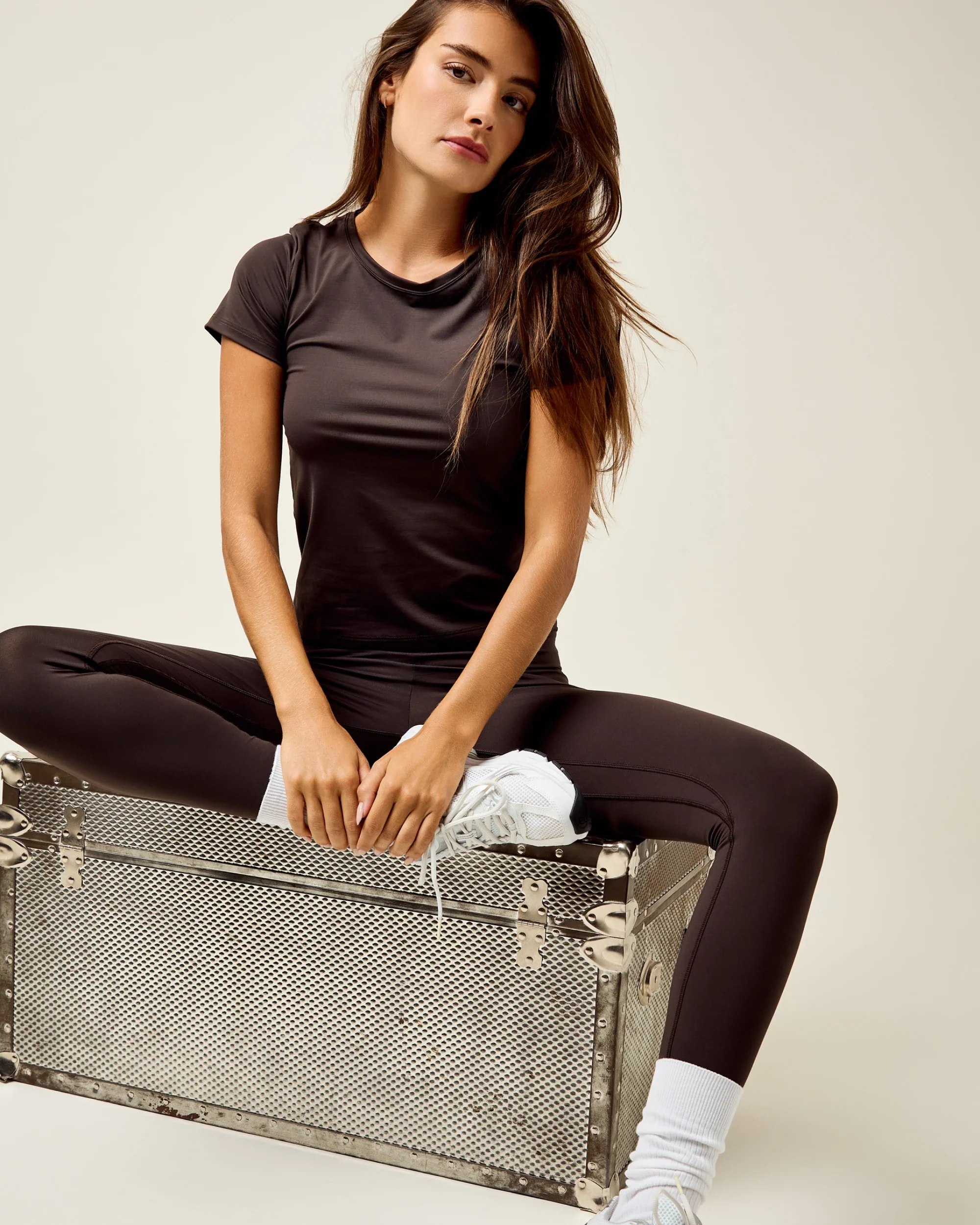 Tee-shirt Manches Courtes Sport - Dark Brown - Image 5